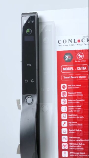 ✨ สาธิตวิธีการใช้งานรุ่น Xetia — กับประตูบานเลื่อน ✨ ✔ สแกนใบหน้า Face Recognition ✔ สแกนนิ้ว Fingerprint ✔ ปลดล็อกรหัส Passcode ✔ รองรับคีย์การ์ด IC Card ✔ ใช้กุญแจฉุกเฉินได้ ✔ ควบคุมผ่าน APP TUYA / Smart Life ✔ มีกริ่ง Doorbell ในตัว ✔ กันน้ำ 100% ✔ รับประกันนาน 2 ปี ✔ ติดตั้งฟรี! (กทม. และพื้นที่บริการ) 🔥 ราคาเพียง 16,900.- 🔥 #DigitalDoorLock #Xetia #SmartDoorLock #SmartHome #กลอนดิจิตอล #บ้านอัจฉริยะ #DigitalLock #TuyaSmart #SmartLife #สแกนใบหน้า #ล็อกอัจฉริยะ #ติดตั้งฟรี สอบถามข้อมูลเพิ่มเติมได้ที่ 💙 FB : Inbox https://m.me/conlock.th/?ref=bookmarks 💚 Line Official : @Conlock หรือคลิก https://lin.ee/rw1xfxn ⭐️ Website : https://www.conlockthailand.com/ 📲 Call Center : 02-114-8768 ---------------------------------- วางจำหน่ายแล้วที่ HomePro และ SB Design Square สนใจสอบถามสาขาใกล้บ้าน ทักแชทมาได้เลยค่ะ 🤍