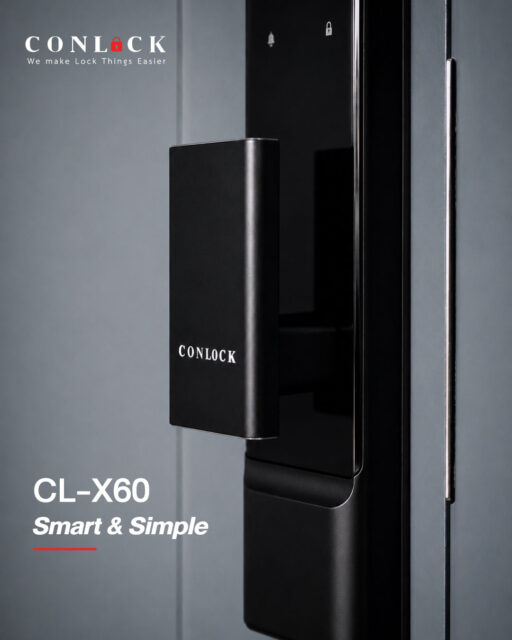 CL-X60 — Smart & Simple เรียบง่าย แต่ครบทุกความต้องการ ✨ ตอบโจทย์ทั้งความสะดวก และความปลอดภัยในหนึ่งเดียว #CONLOCK #CLX60 #SmartDoorLock #DigitalDoorLock #DigitalLock #SmartLock